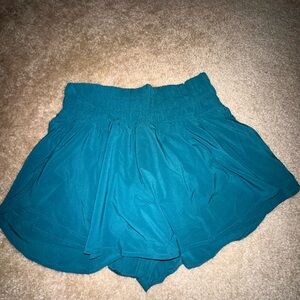 CRZ YOGA High Waist Teal Skort